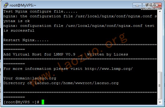 LNMP系列教程之一：添加域名建立站点 信源创想工作室http://www.xinycx.com